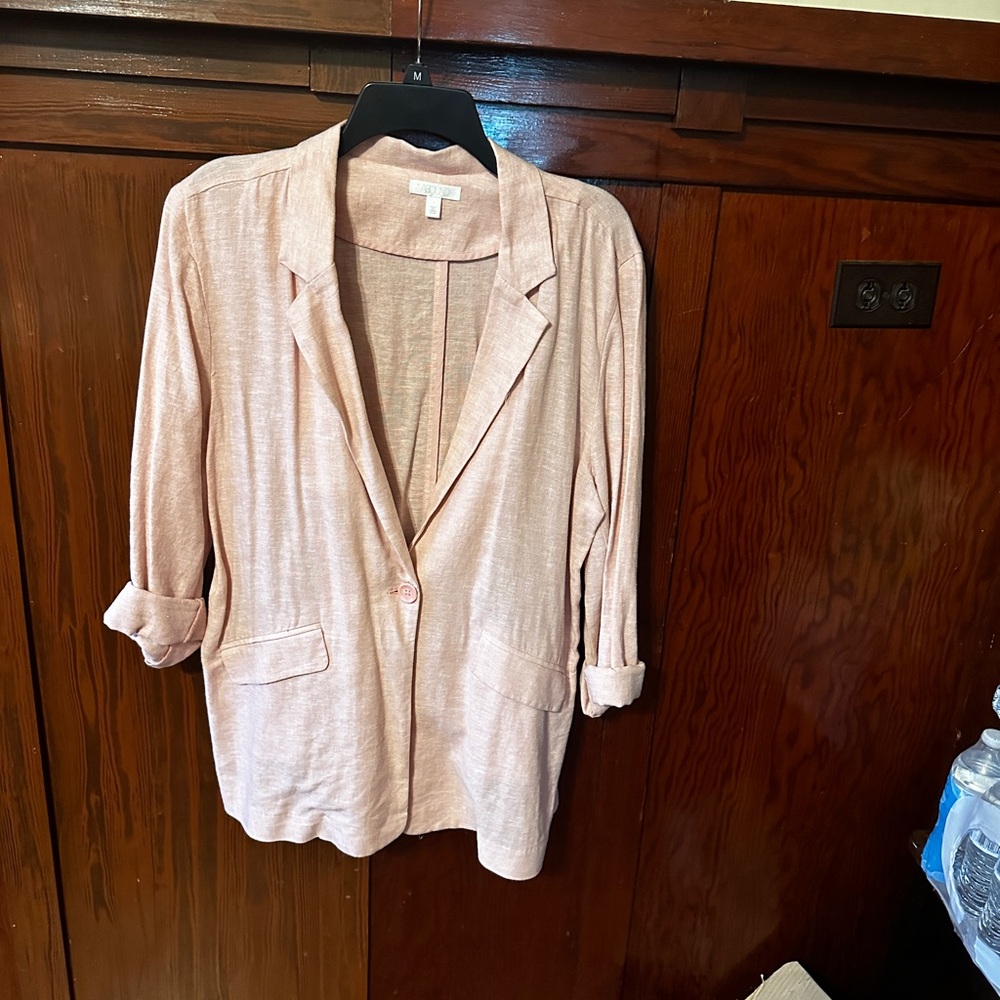 Abound Pink Blazer Lightweight Suit Jacket